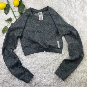 Gymshark Longsleeve Crop Top Size Small